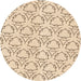 Square Patterned Peru Brown Rug, pat1081org