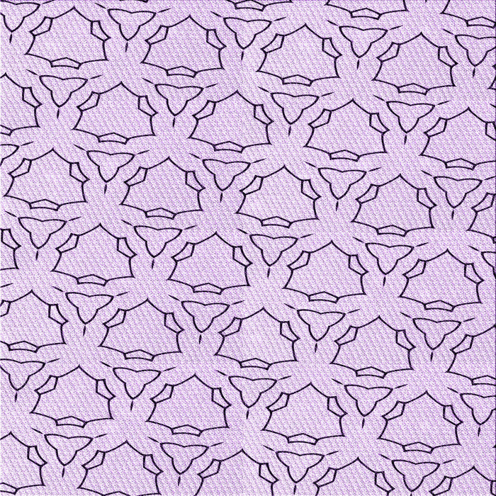 Round Patterned Lilac Purple Rug, pat1081pur