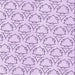 Round Patterned Lilac Purple Rug, pat1081pur