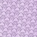 Round Machine Washable Transitional Lilac Purple Rug, wshpat1081pur