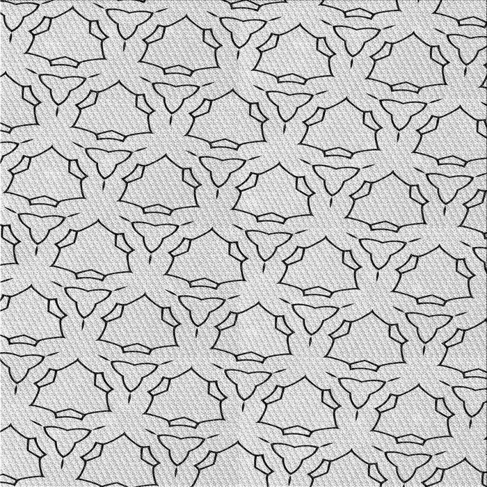 Sideview of Machine Washable Transitional White Smoke Rug, wshpat1081