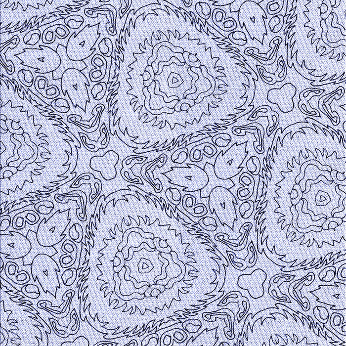 Patterned Lavender Blue Rug, pat1082blu