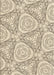 Patterned Dark Almond Brown Rug, pat1082brn