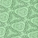 Round Patterned Mint Green Rug, pat1082grn