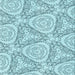 Round Machine Washable Transitional Deep-Sea Green Rug, wshpat1082lblu