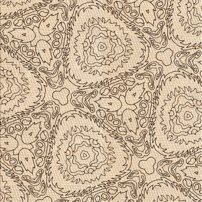 Patterned Copper Brown Rug, pat1082org