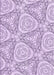 Patterned Purple Flower Purple Rug, pat1082pur