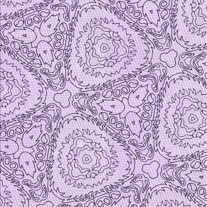Patterned Purple Flower Purple Rug, pat1082pur