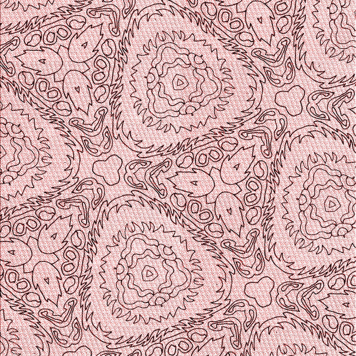 Machine Washable Transitional Pink Rug, wshpat1082rd