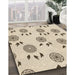 Patterned Moccasin Beige Rug in Family Room, pat1083brn