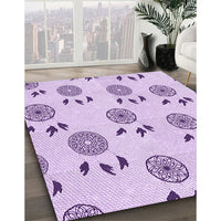 Patterned Purple Rug, pat1083pur