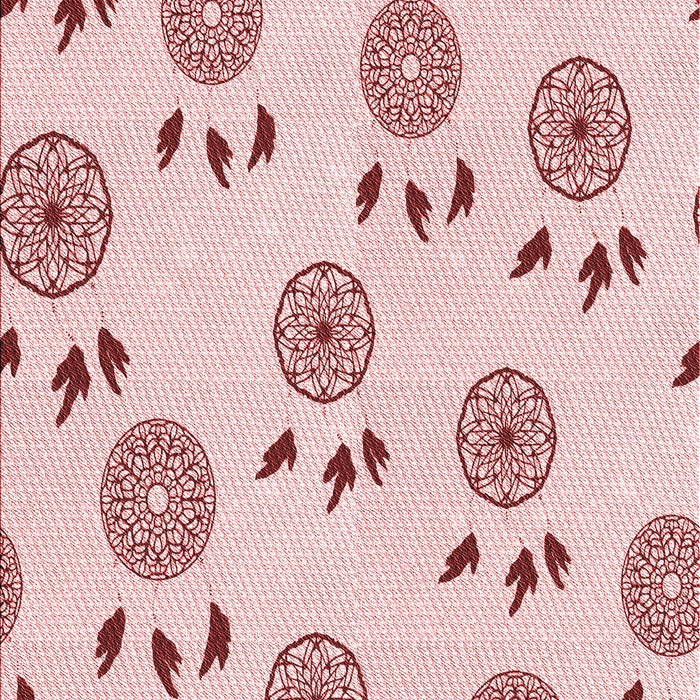 Patterned Pink Rug, pat1083rd