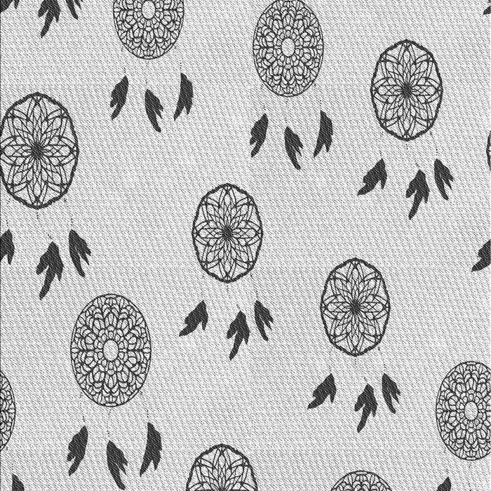 Patterned Gray Novelty Rug, pat1083