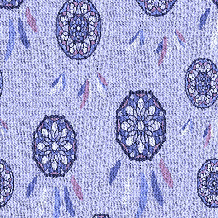 Patterned Medium Slate Blue Rug, pat1084blu