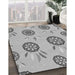 Patterned Gray Rug in Family Room, pat1084gry