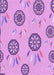 Patterned Pastel Purple Pink Rug, pat1084pur