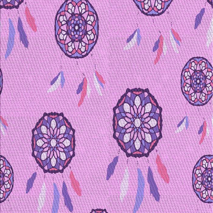 Patterned Pastel Purple Pink Rug, pat1084pur