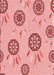 Patterned Pastel Pink Rug, pat1084rd