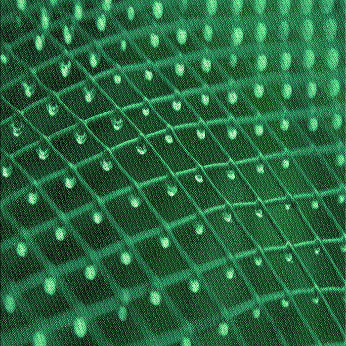 Patterned Deep Emerald Green Rug, pat1085grn