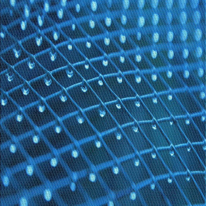 Patterned Blueberry Blue Rug, pat1085lblu