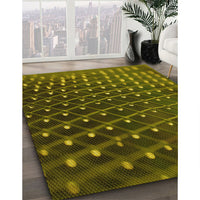 Patterned Milk Chocolate Brown Rug, pat1085yw