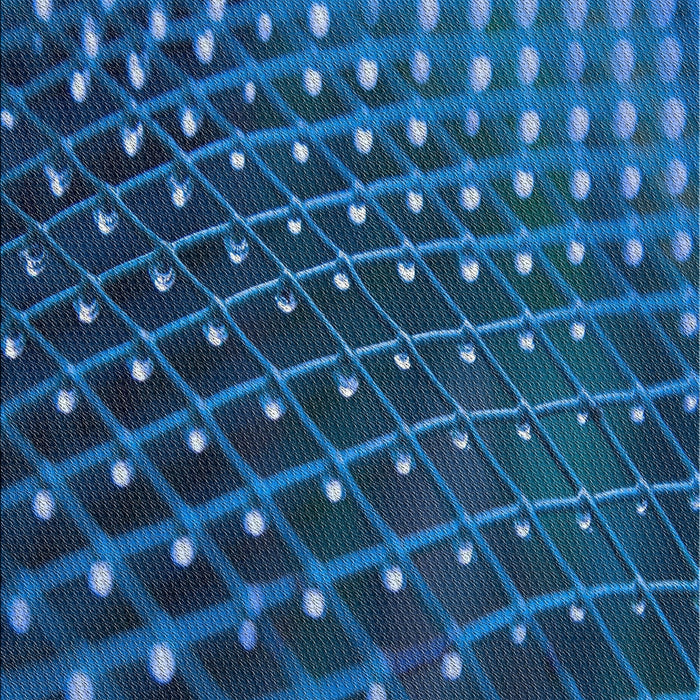 Machine Washable Transitional Blue Rug, wshpat1085