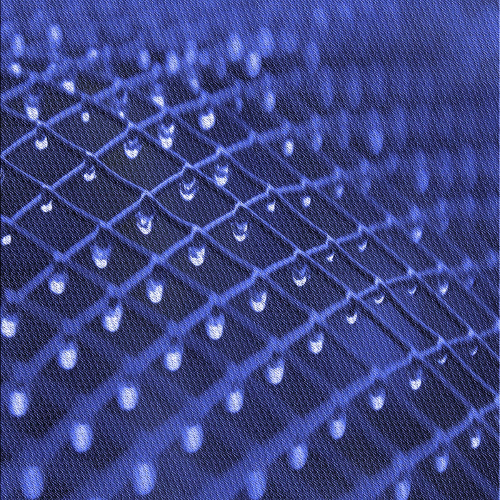 Patterned Denim Dark Blue Rug, pat1086blu