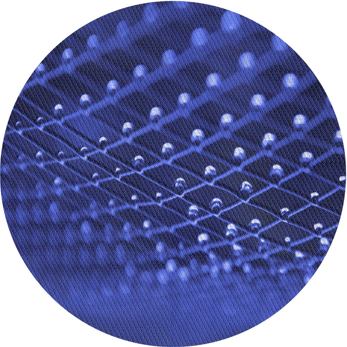 Square Machine Washable Transitional Denim Dark Blue Rug in a Living Room, wshpat1086blu