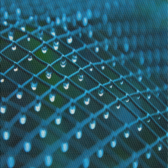 Machine Washable Transitional Deep-Sea Blue Rug, wshpat1086