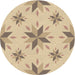 Square Patterned Brown Gold Rug, pat1087brn