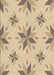 Patterned Brown Gold Rug, pat1087brn