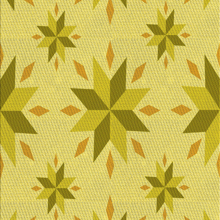 Patterned Yellow Rug, pat1087yw