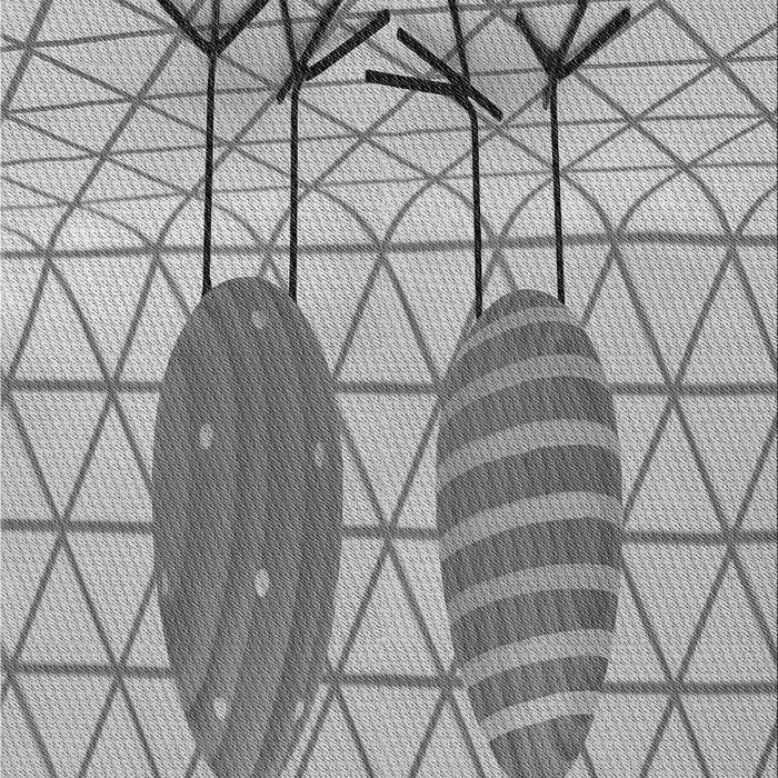 Machine Washable Transitional Silver Gray Rug, wshpat1088gry