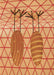 Patterned Orange Rug, pat1088org