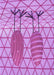 Patterned Violet Purple Rug, pat1088pur