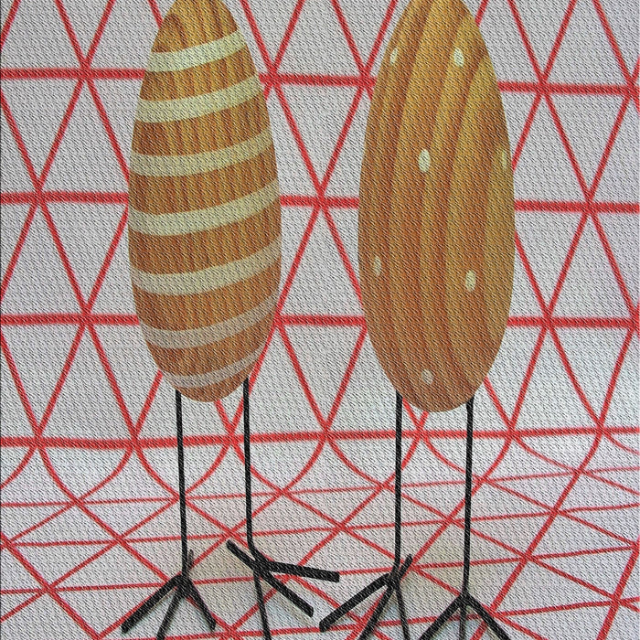 Machine Washable Transitional Cherry Red Rug, wshpat1088