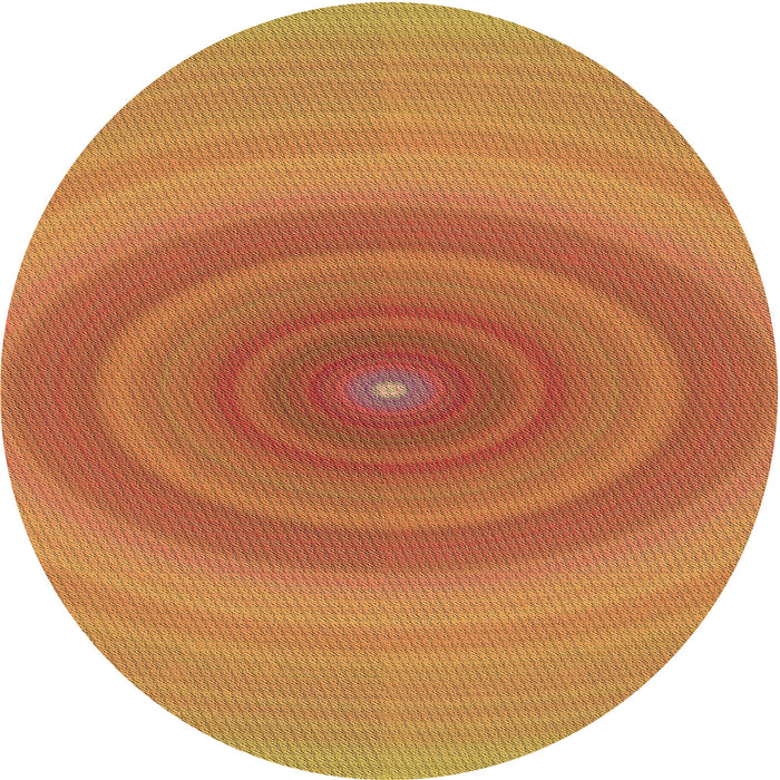 Square Patterned Orange Red Orange Rug, pat1089brn