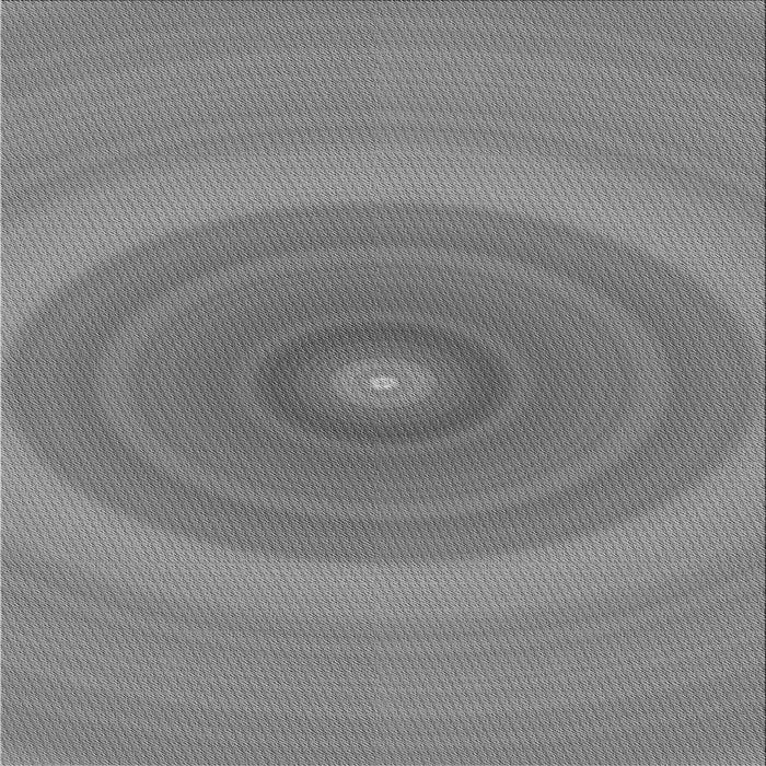 Round Machine Washable Transitional Dark Gray Rug, wshpat1089gry