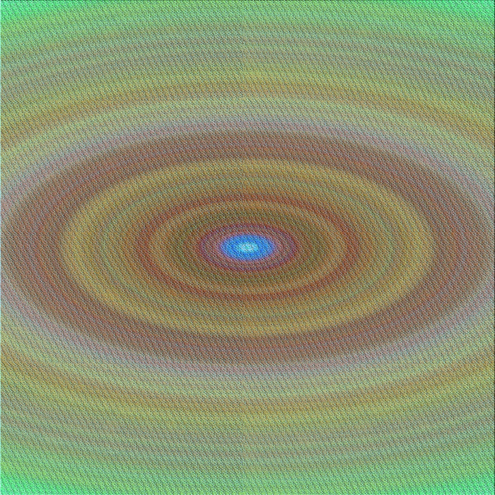 Round Patterned Brown Rug, pat1089lblu