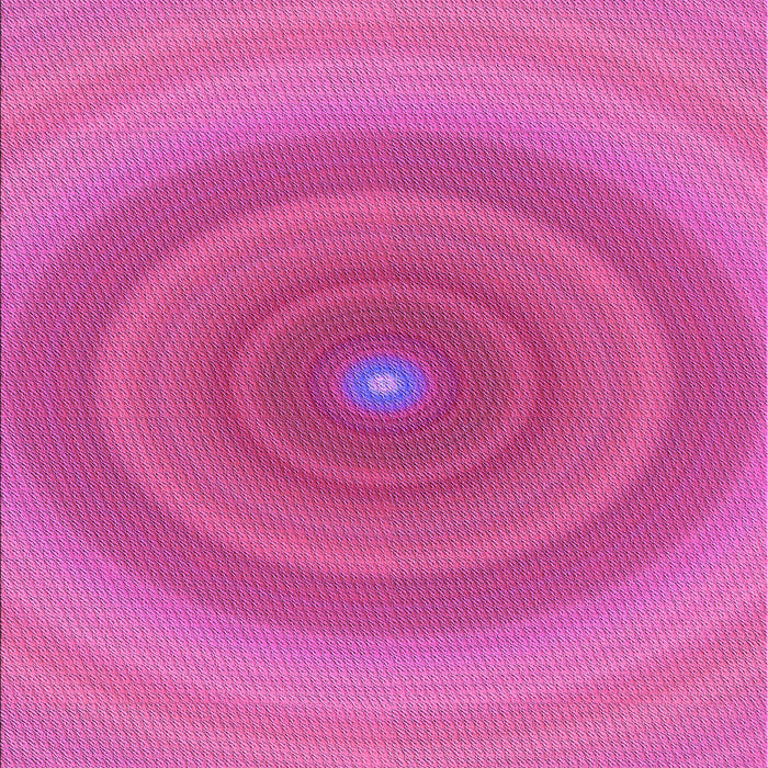 Patterned Deep Pink Rug, pat1089pur