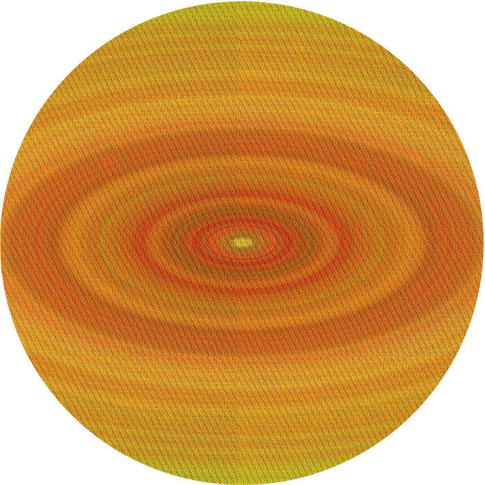 Square Machine Washable Transitional Orange Red Orange Rug in a Living Room, wshpat1089yw