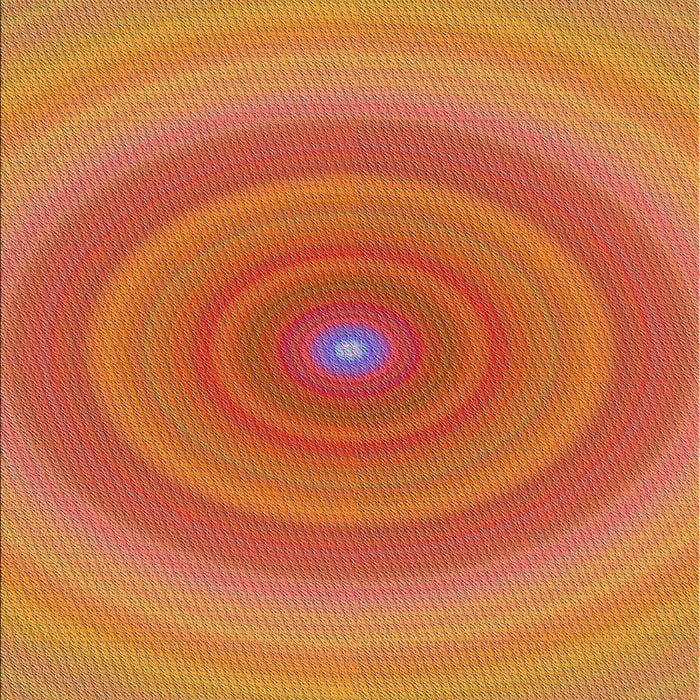 Patterned Yellow Modern Rug, pat1089