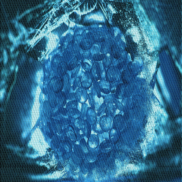 Machine Washable Transitional Deep Sky Blue Rug, wshpat109lblu