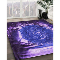 Patterned Purple Rug, pat109pur