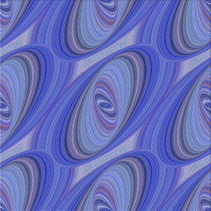 Round Patterned Sky Blue Rug, pat1090blu