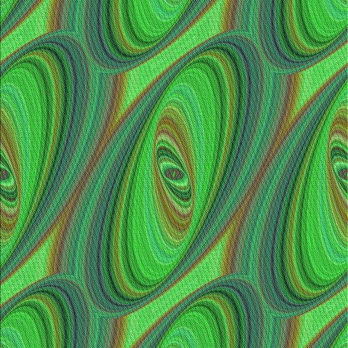 Patterned Green Rug, pat1090grn