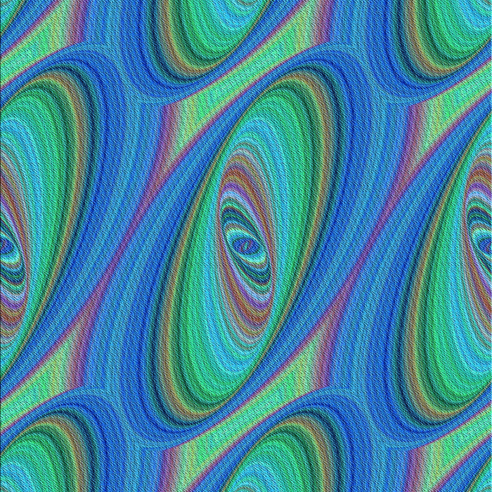 Patterned Dark Turquoise Green Rug, pat1090lblu