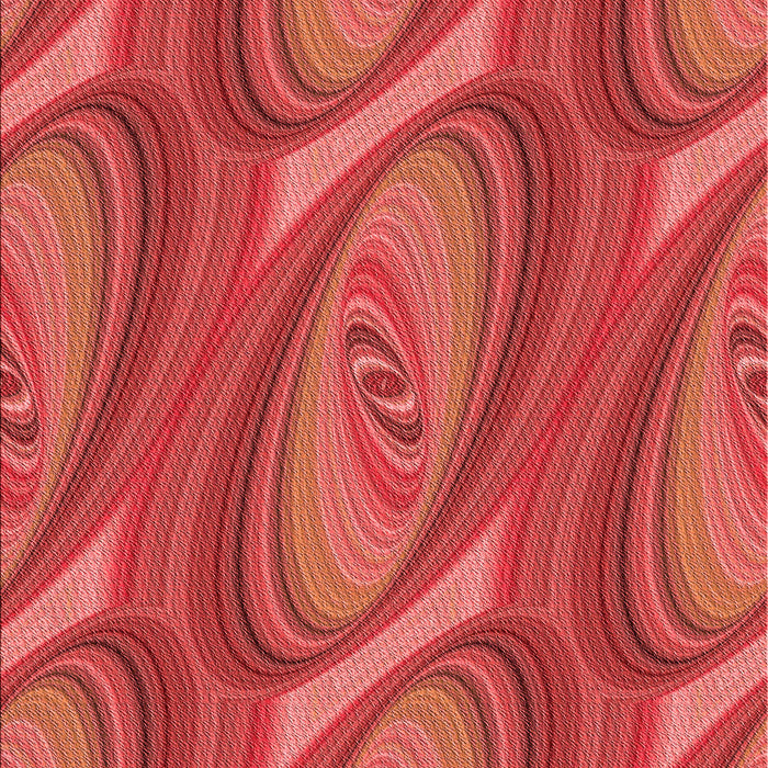 Patterned Orange Rug, pat1090rd