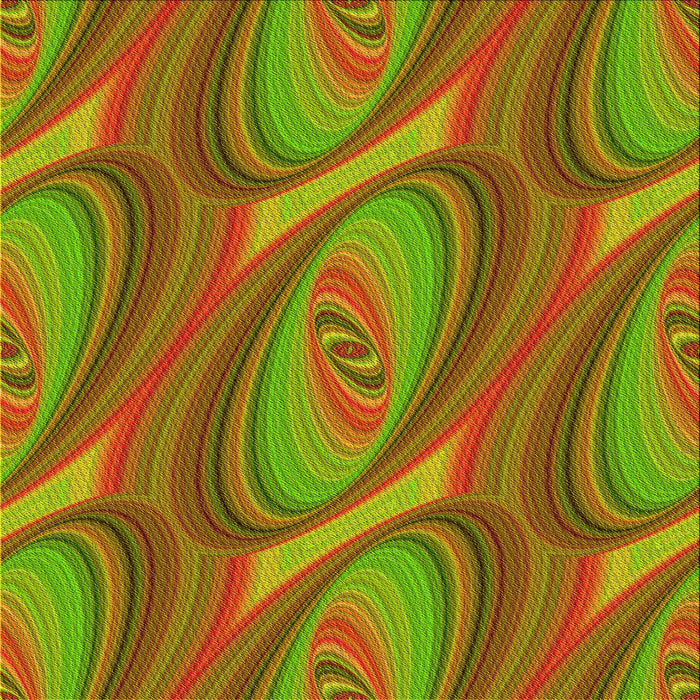 Round Patterned Pistachio Green Rug, pat1090yw