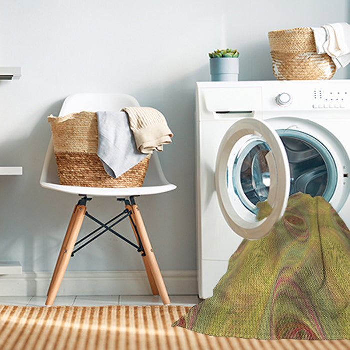 Machine Washable Transitional Light Brown Rug in a Washing Machine, wshpat1091brn